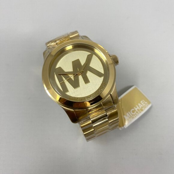 Michael Kors Women's Runway Gold Watch - Picture 1 of 7